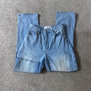 high rise Hollister jeans